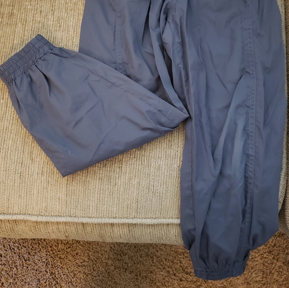 Gray Windbreaker Drawstring Sweatpants - Picture 2 of 2